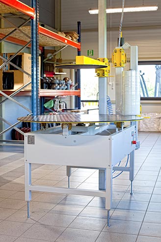 Owijarka do paczek i kartonów WP1200 – widok ogólny maszyny